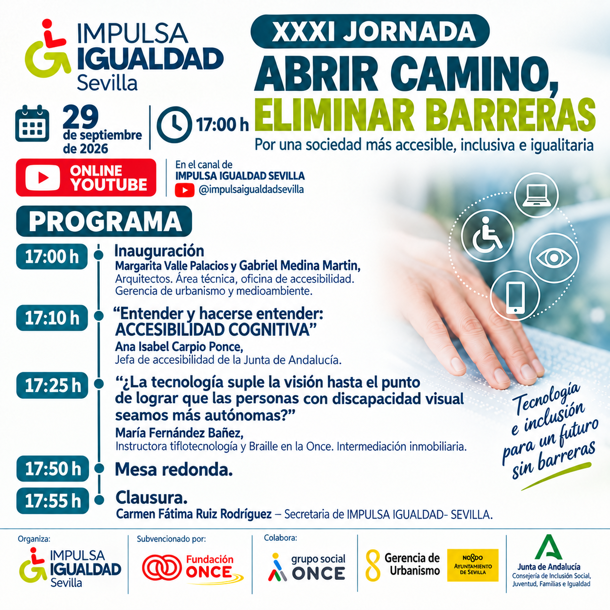 cartel jornada impulsa 29102026 programa