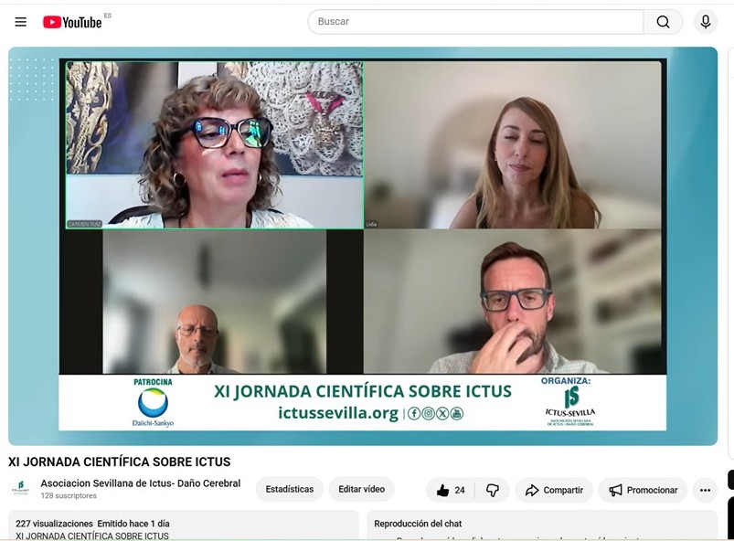 XI Jornada Científica sobre Ictus disponible en YouTube