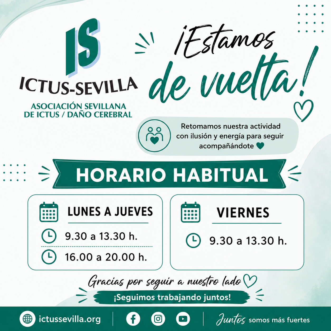 ¡Estamos de vuelta!